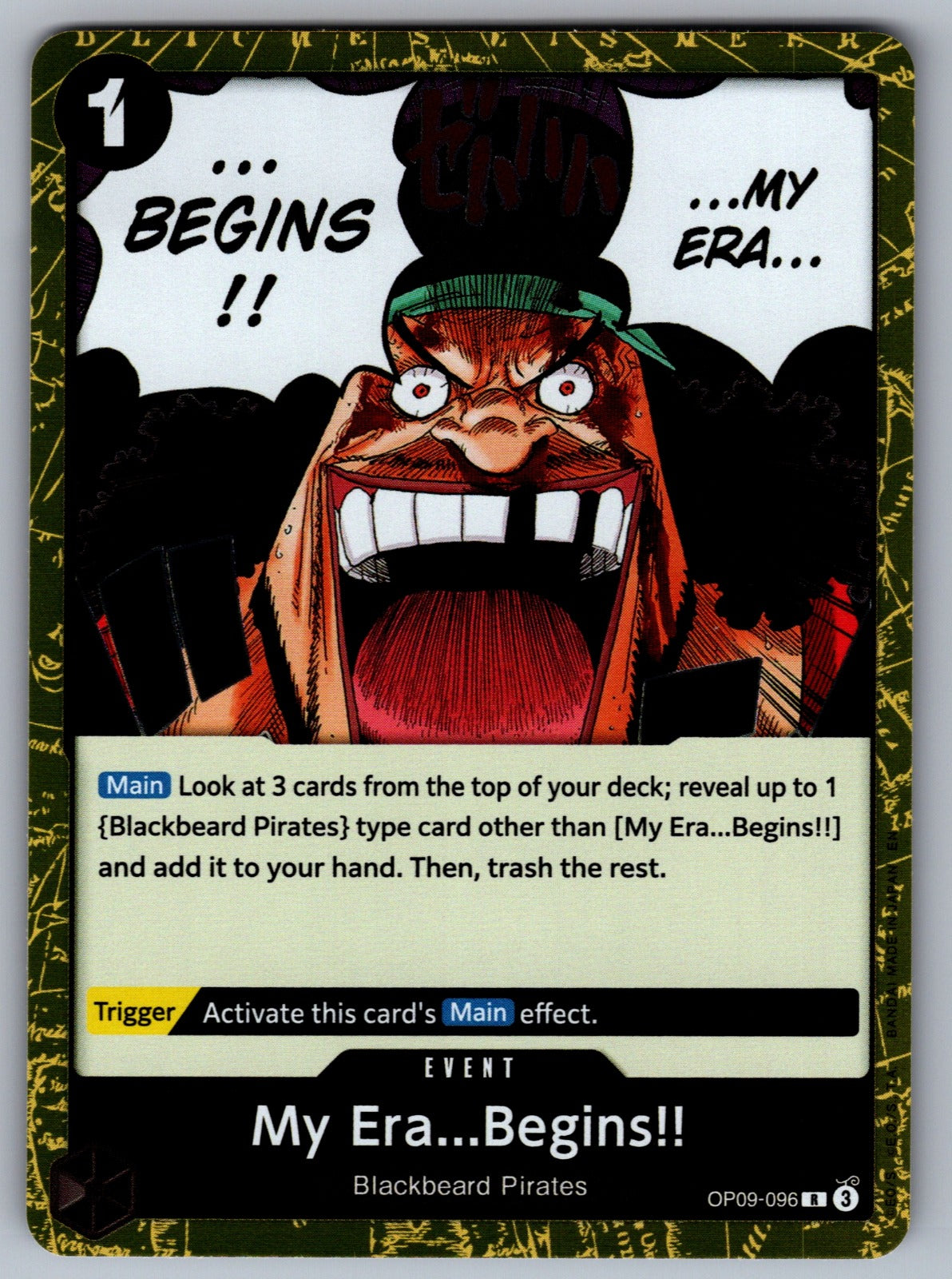 My Era...Begins!! Foil R Emperors in the New World OP09-096 NM 2024