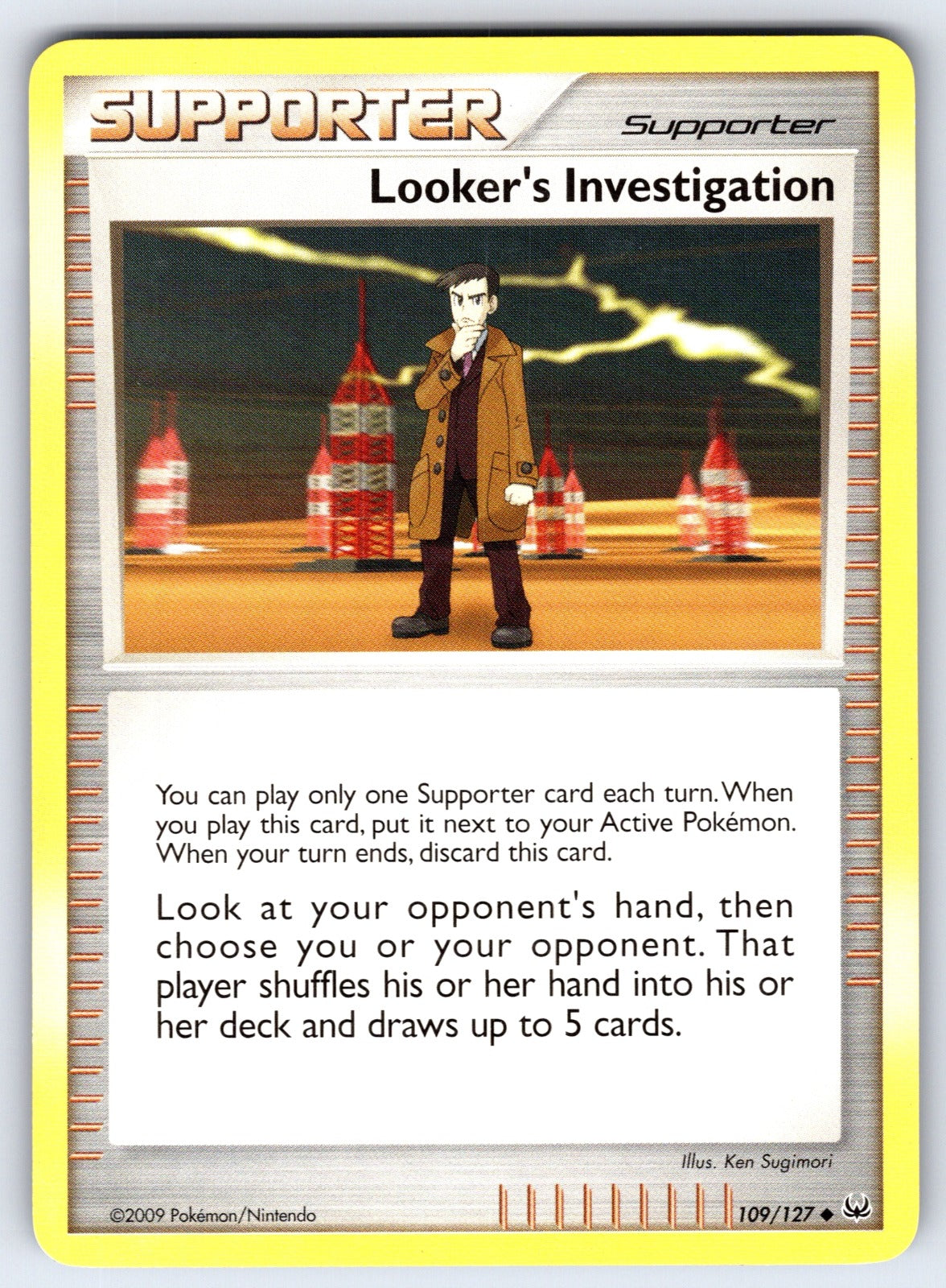 Looker's Investigation Uncommon Platinum 109/127 LP 2009