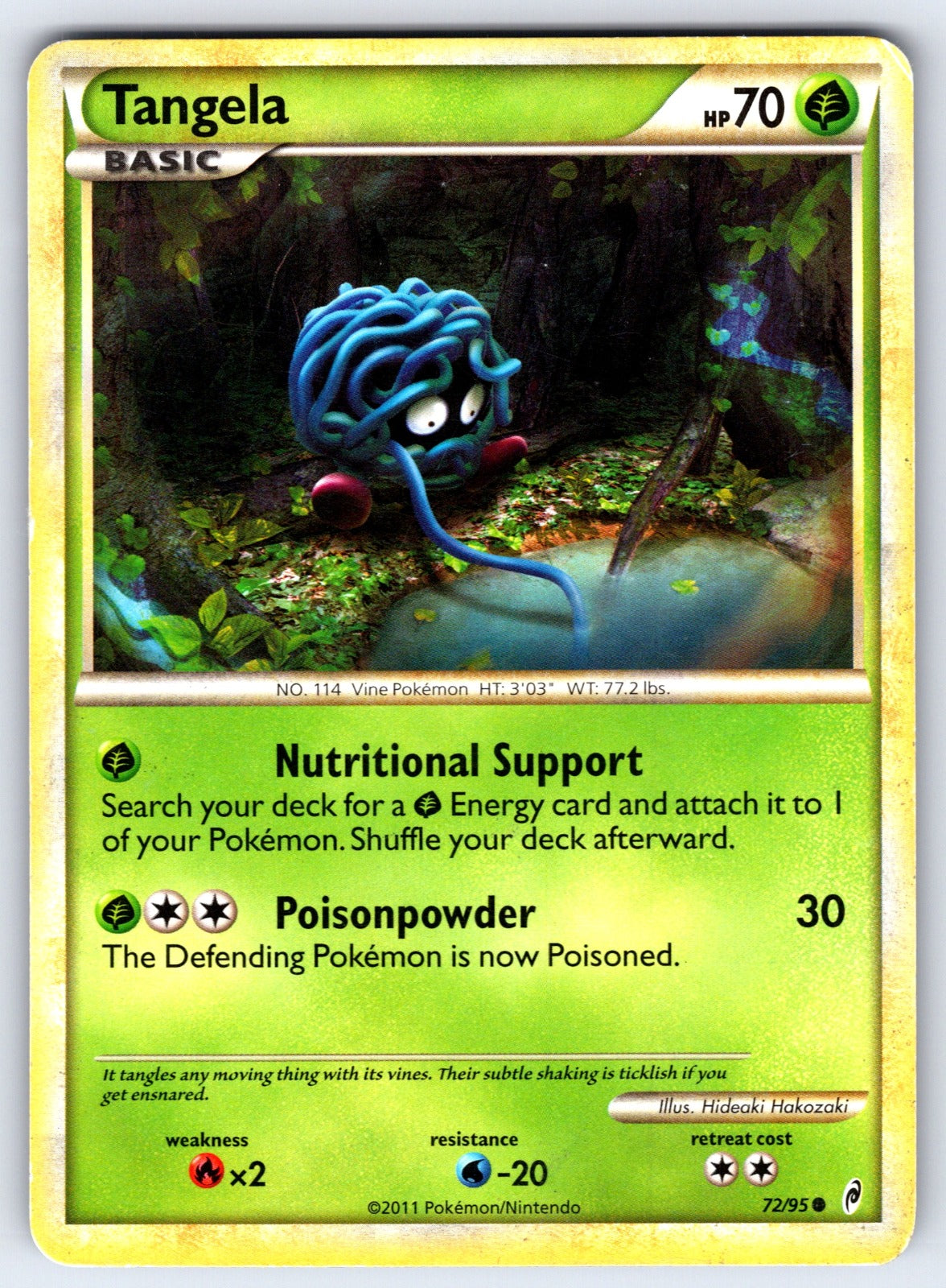 Tangela Common Call of Legends 72/95 LP 2011