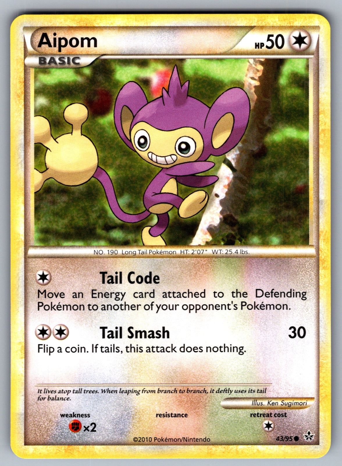 Aipom Common Unleashed 43/95 LP 2010