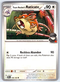 Team Rocket's Raticate Common SV10: Destined Rivals 148/182 NM 2025