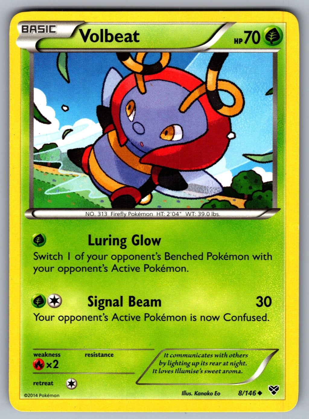 Volbeat Uncommon XY Base Set 8/146 LP 2014