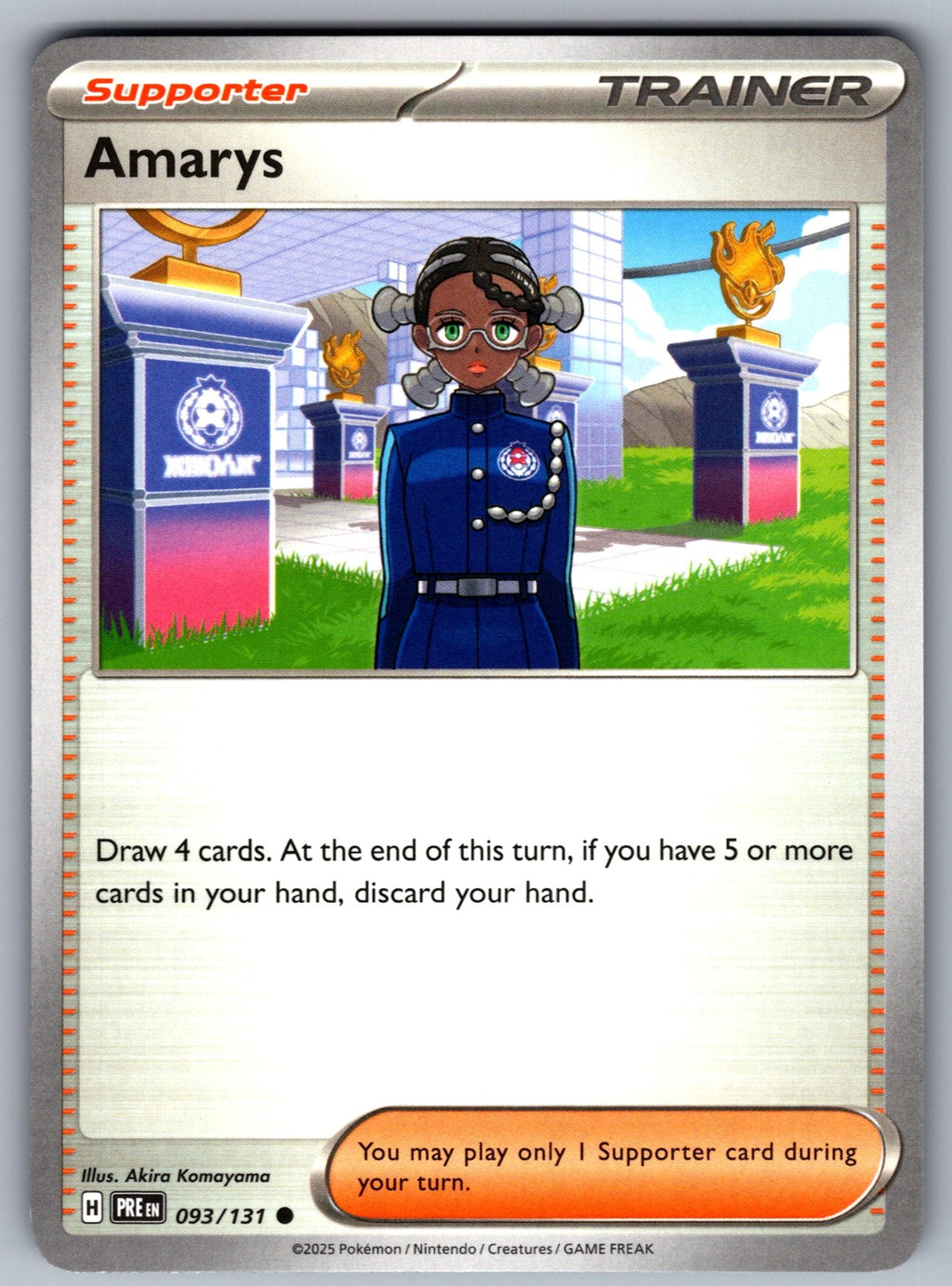 Amarys Common SV: Prismatic Evolutions 093/131 NM 2025