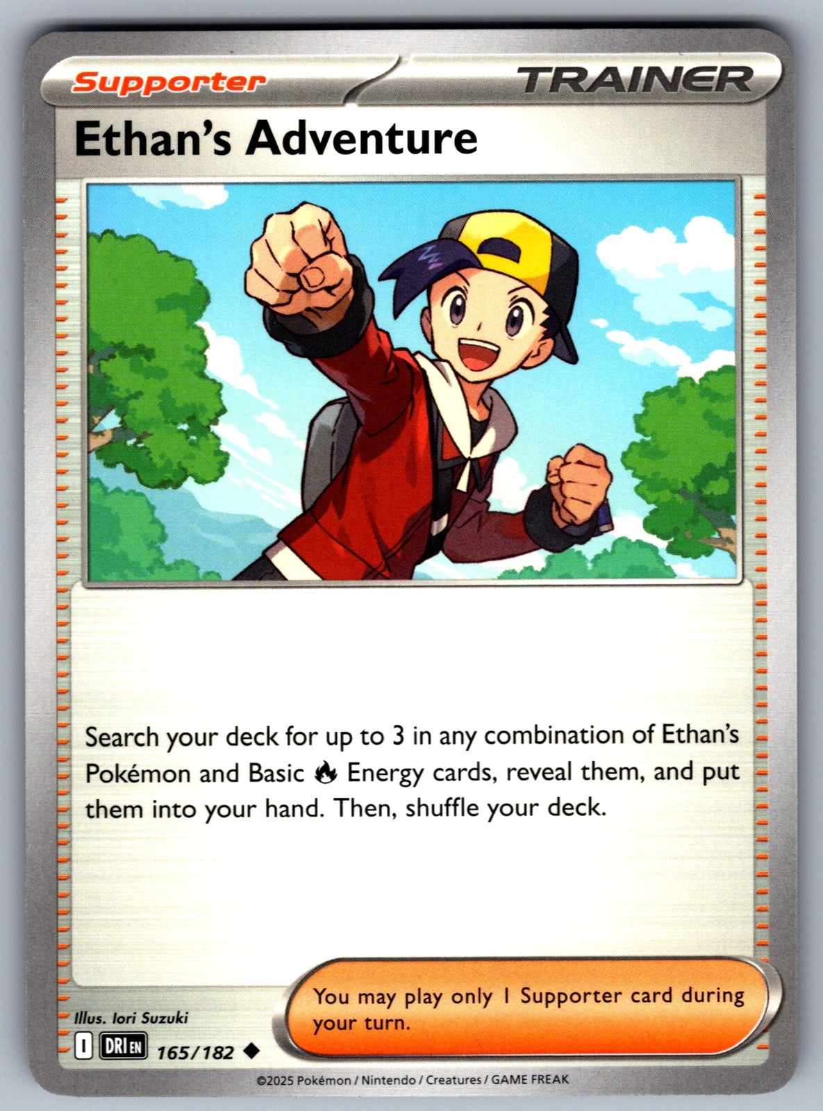 Ethan's Adventure Uncommon SV10: Destined Rivals 165/182 NM 2025