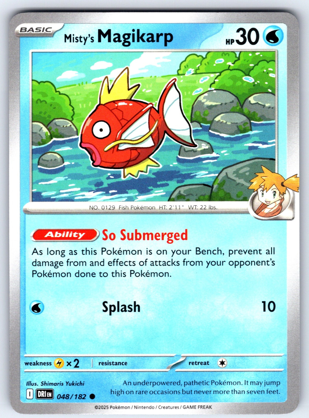 Misty's Magikarp Common SV10: Destined Rivals 048/182 NM 2025