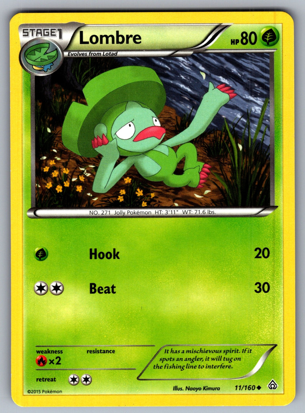 Lombre Uncommon XY - Primal Clash 11/160 LP 2015