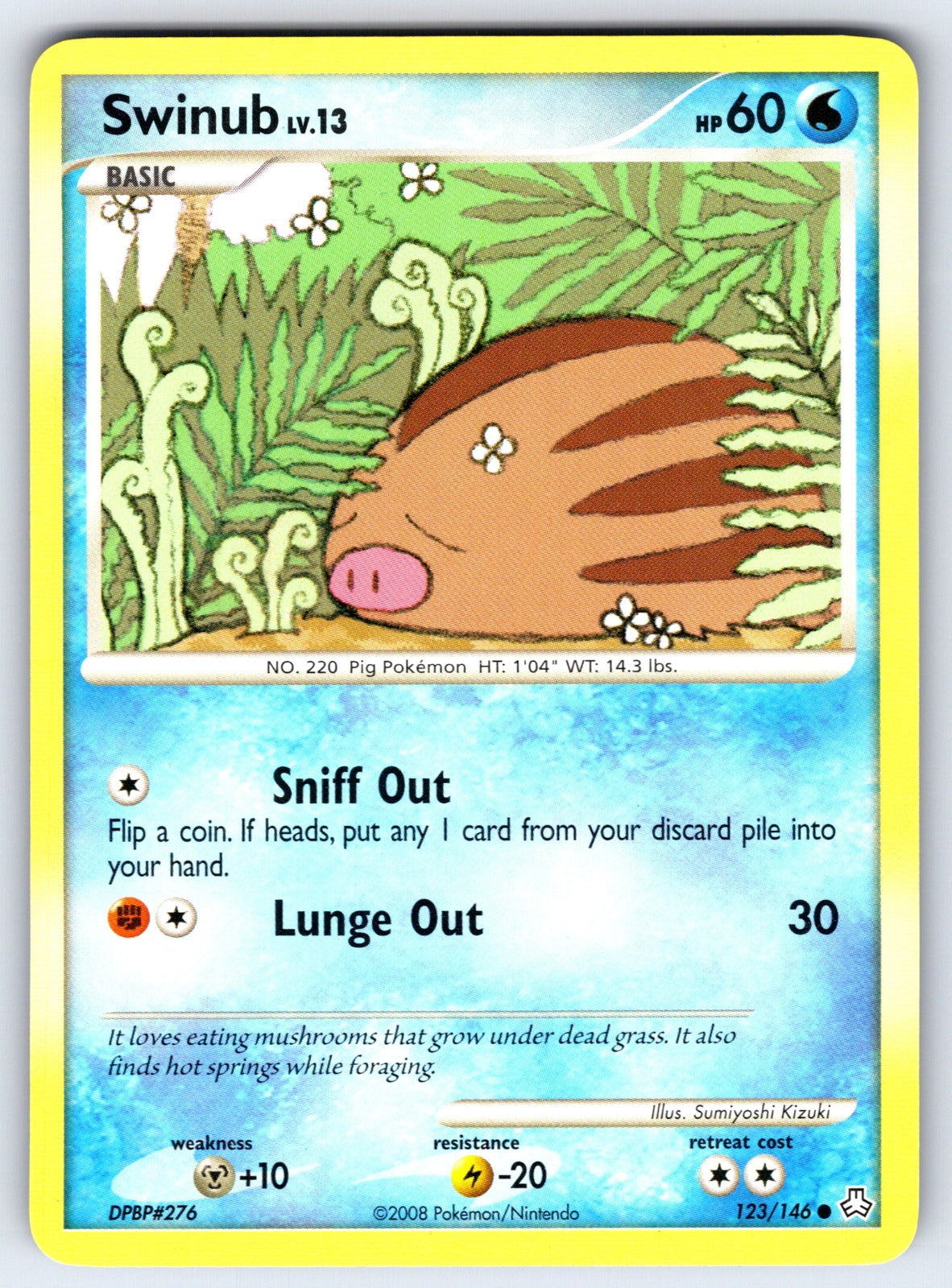 Swinub Common Legends Awakened 123/146 LP 2008