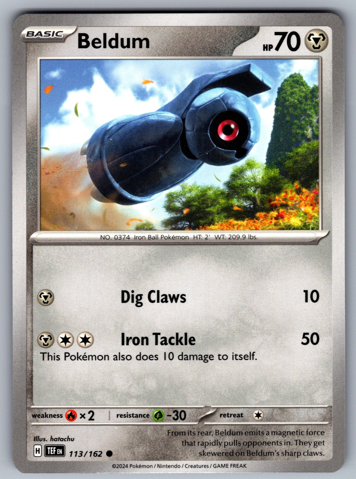 Beldum Common SV05: Temporal Forces 113/162 NM 2024