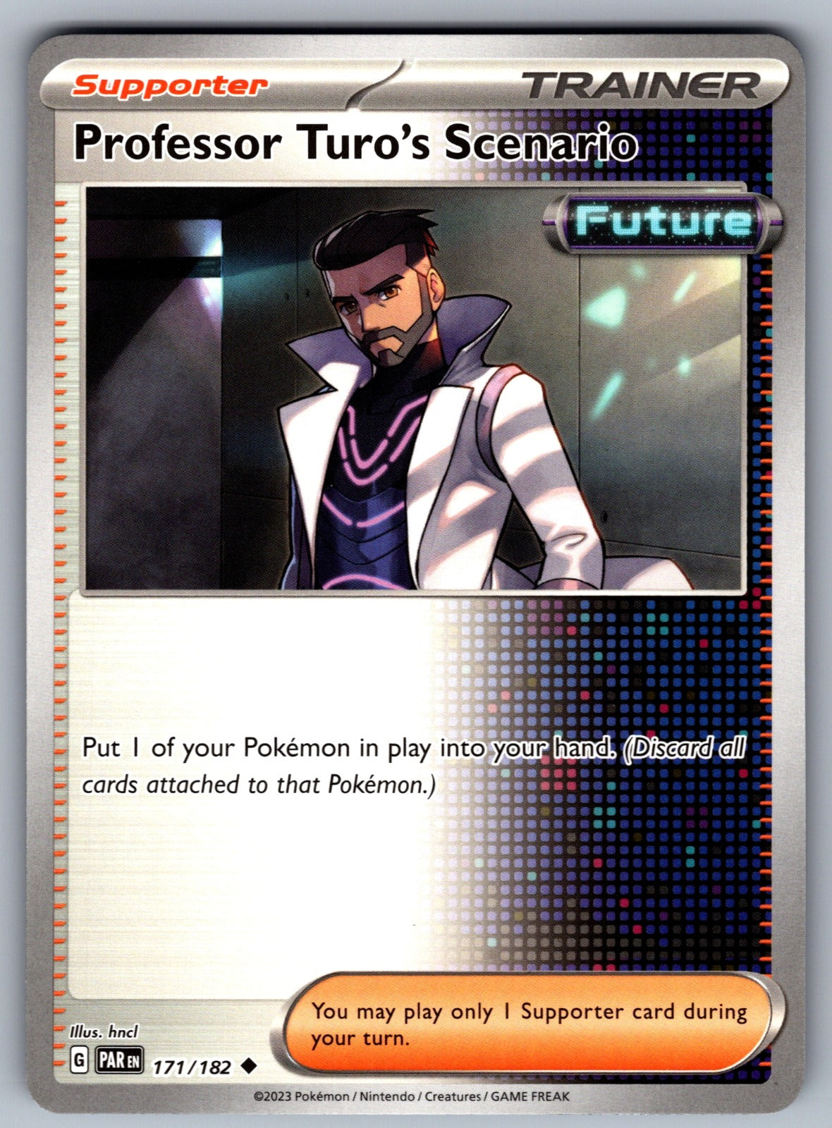 Professor Turo's Scenario Uncommon SV04: Paradox Rift 171/182 NM 2023