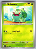 Bulbasaur Common SV: Scarlet & Violet 151 001/165 NM 2023