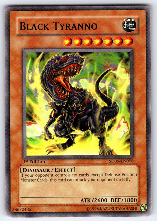 Black Tyranno 1st Edition Common Speed Duel Decks: Ultimate Predators SS03-ENA07