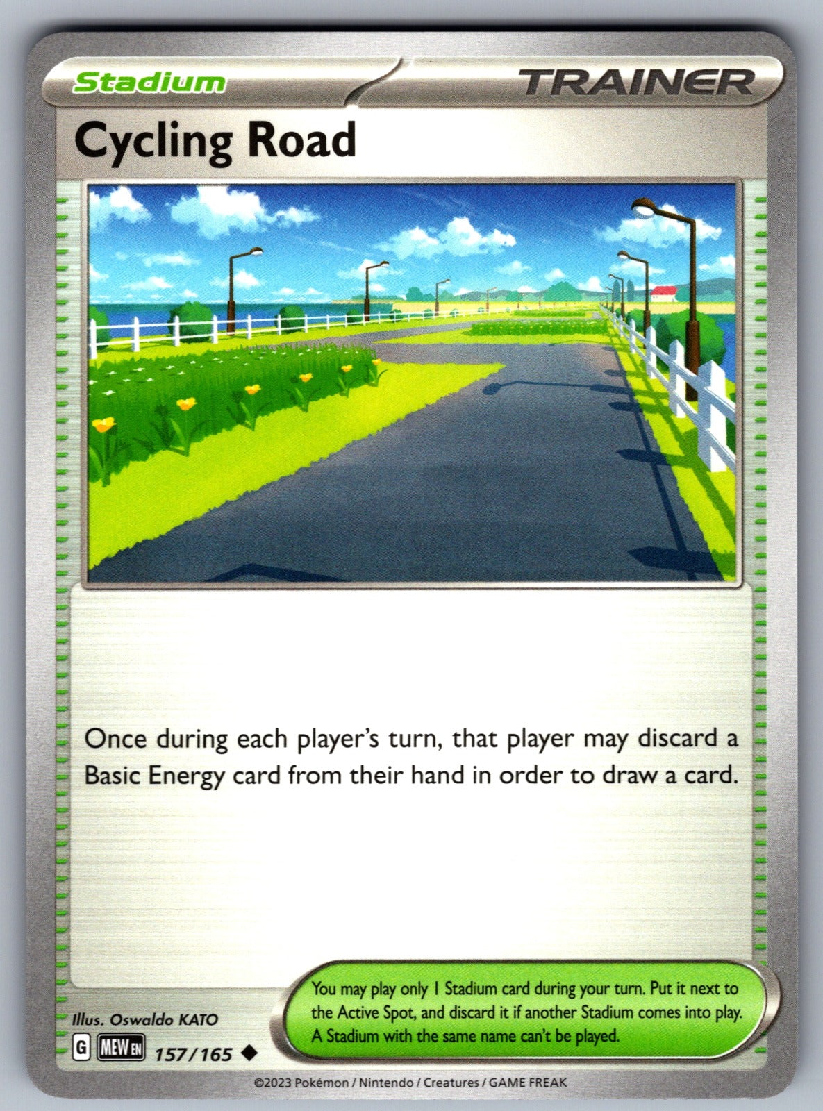 Cycling Road Uncommon SV: Scarlet & Violet 151 157/165 NM 2023