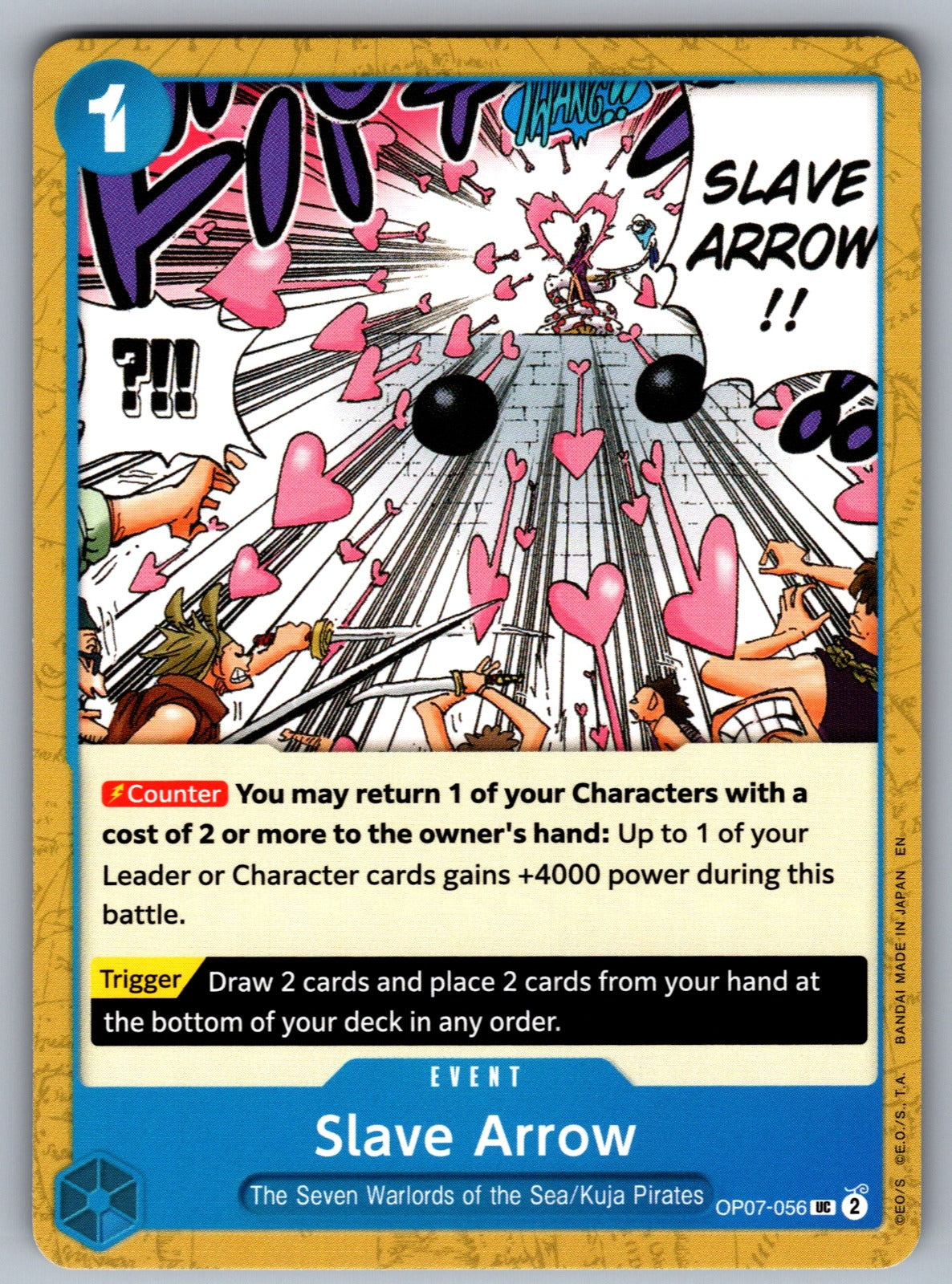 Slave Arrow UC 500 Years in the Future OP07-056 NM 2024