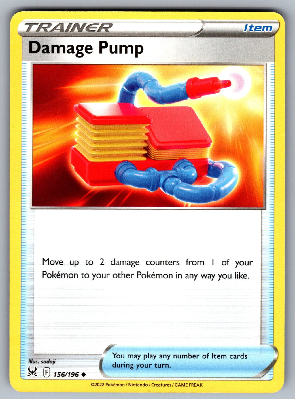 Damage Pump Uncommon Prize Pack Series Cards 156/196 NM 2022