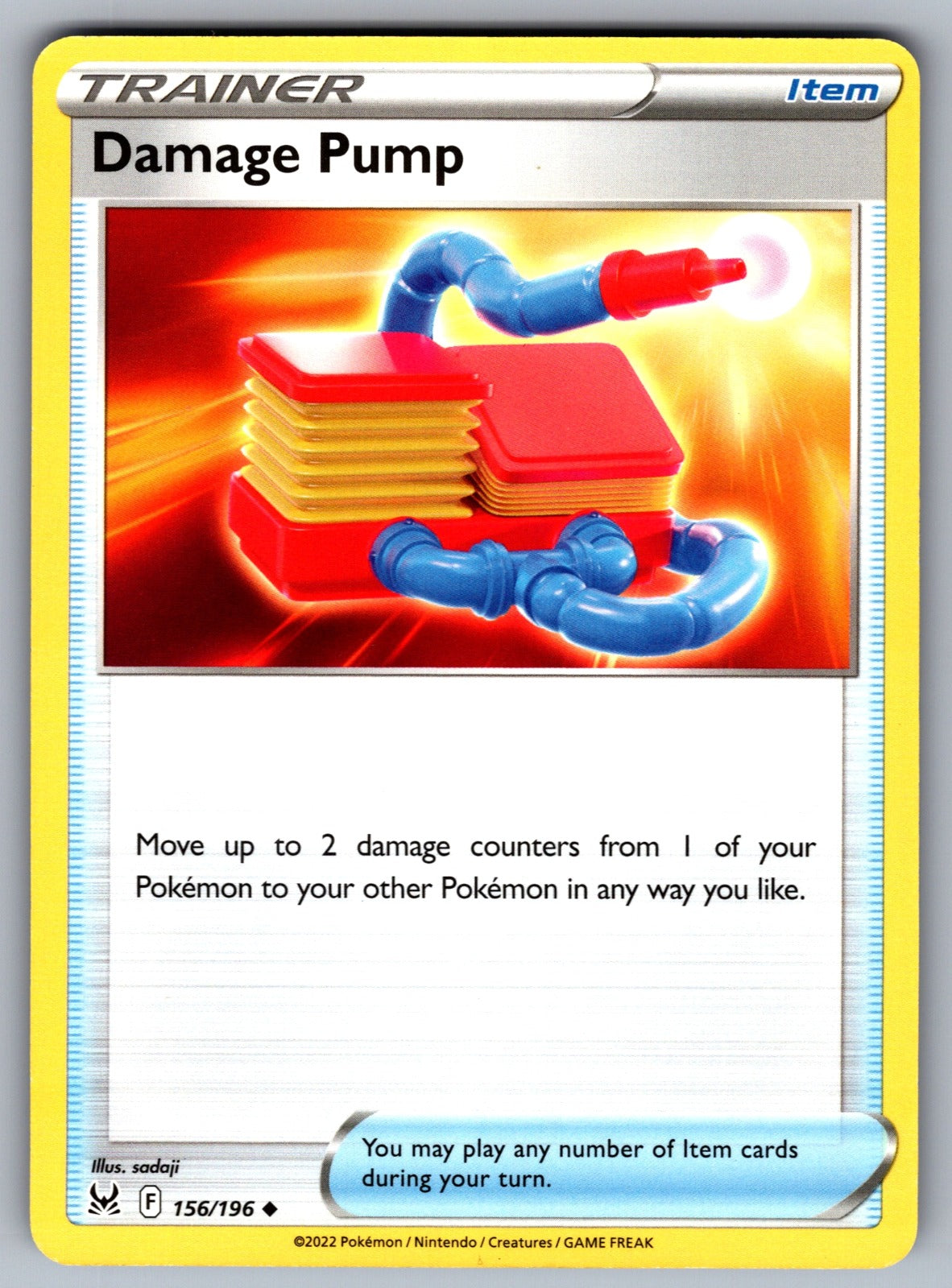 Damage Pump Uncommon Prize Pack Series Cards 156/196 NM 2022
