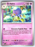 Drifblim Uncommon SV07: Stellar Crown 061/142 LP 2024
