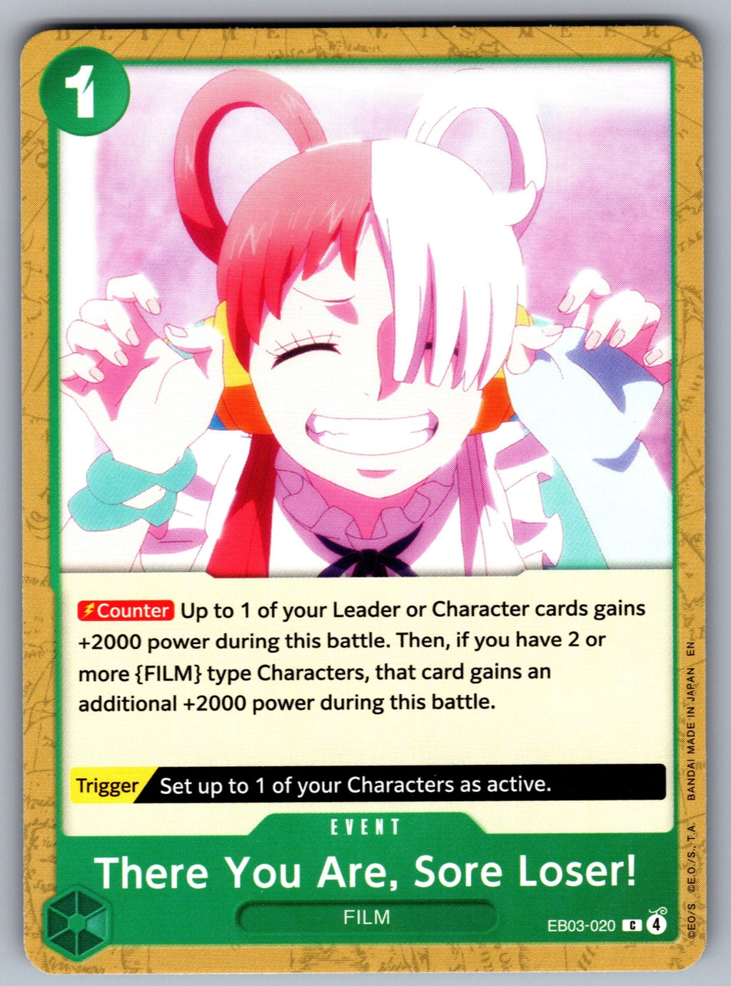 There You Are, Sore Loser! C Extra Booster: One Piece Heroines Edition EB03-020 