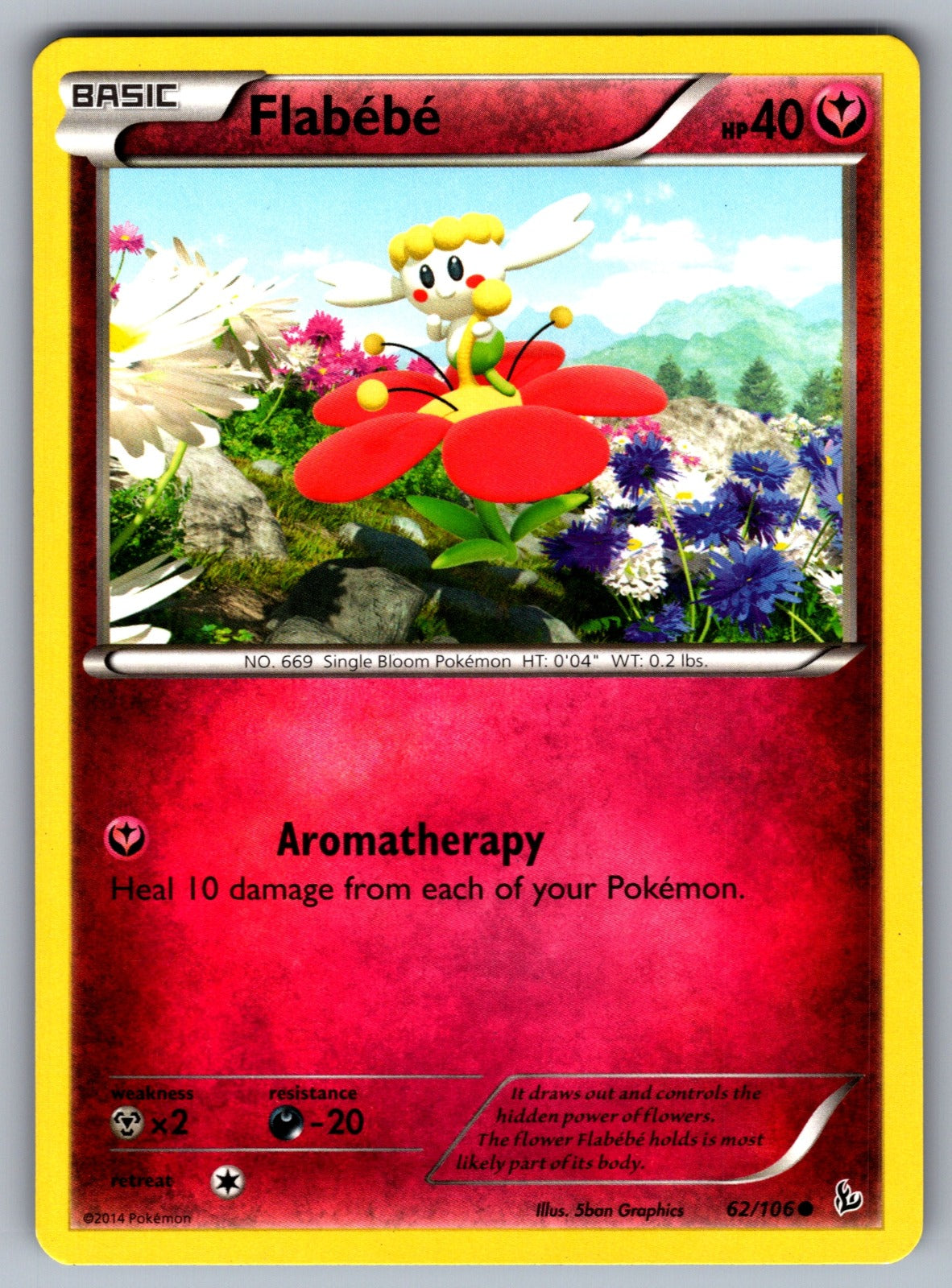 Flabebe (62) Common XY - Flashfire 62/106 LP 2014