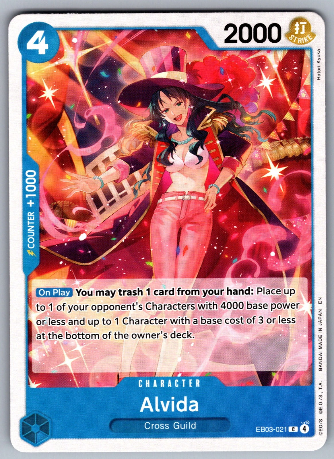 Alvida C Extra Booster: One Piece Heroines Edition EB03-021 NM 2026