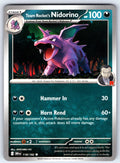 Team Rocket's Nidorino Common SV10: Destined Rivals 118/182 NM 2025