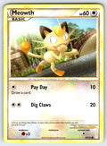 Meowth Common HeartGold SoulSilver 75/123 LP 2010