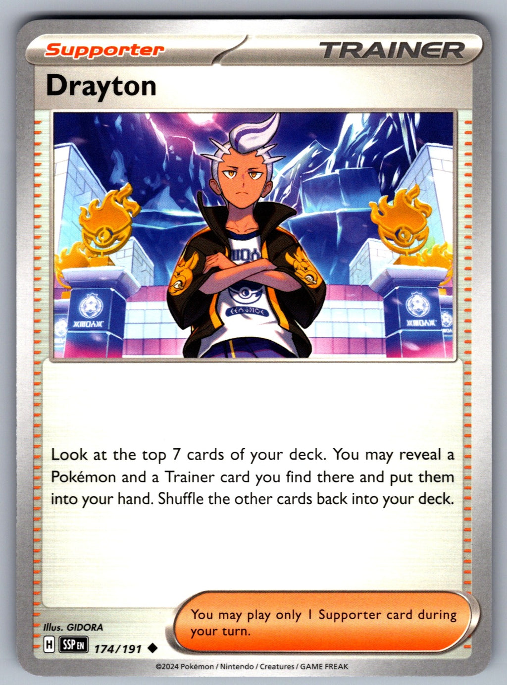 Drayton Uncommon SV08: Surging Sparks 174/191 NM 2024