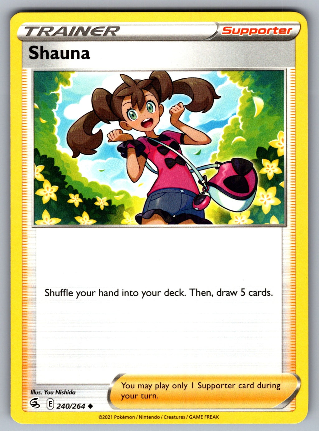 Shauna Uncommon SWSH08: Fusion Strike 240/264 NM 2021