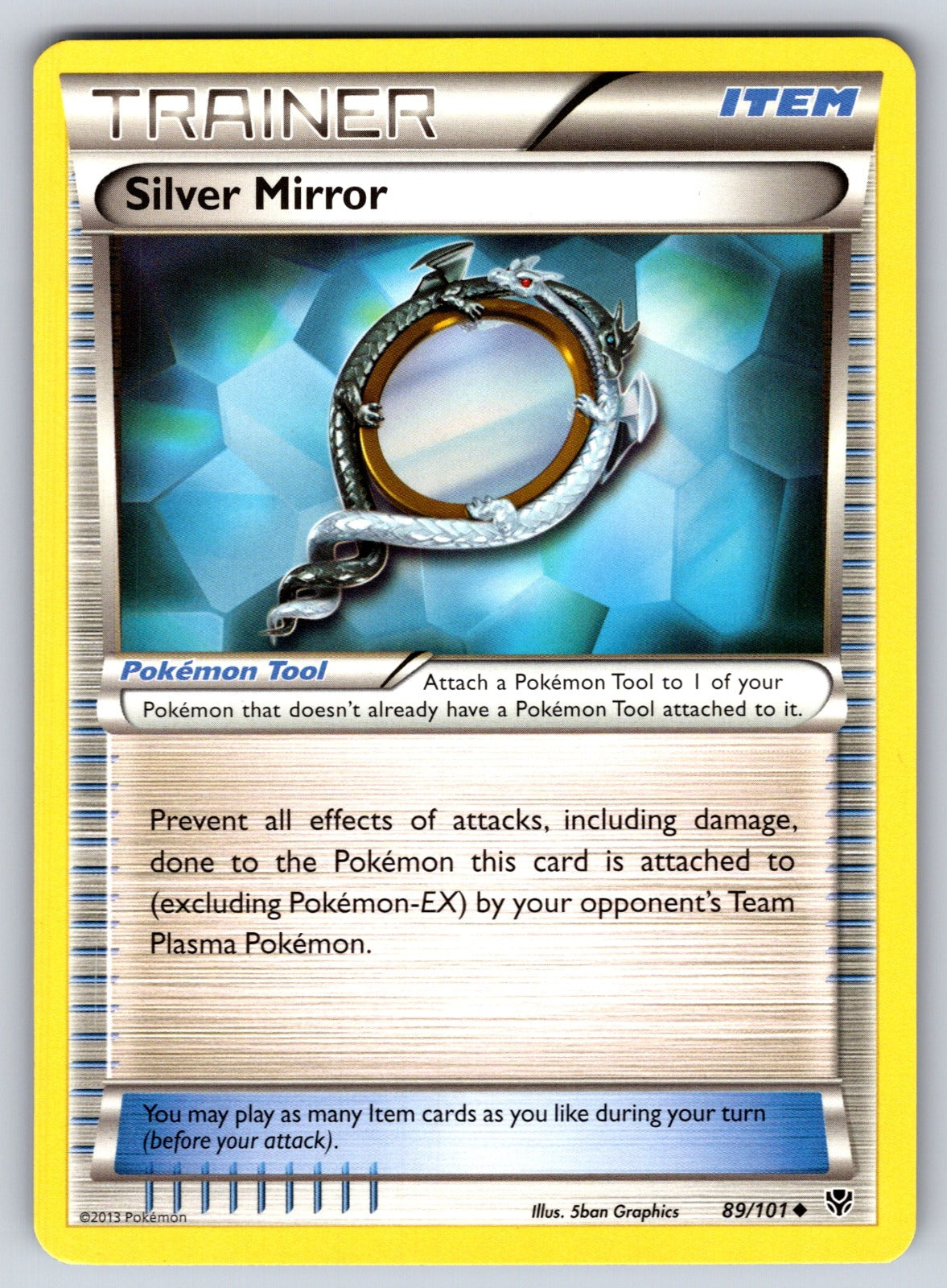 Silver Mirror Uncommon Plasma Blast 89/101 LP 2013