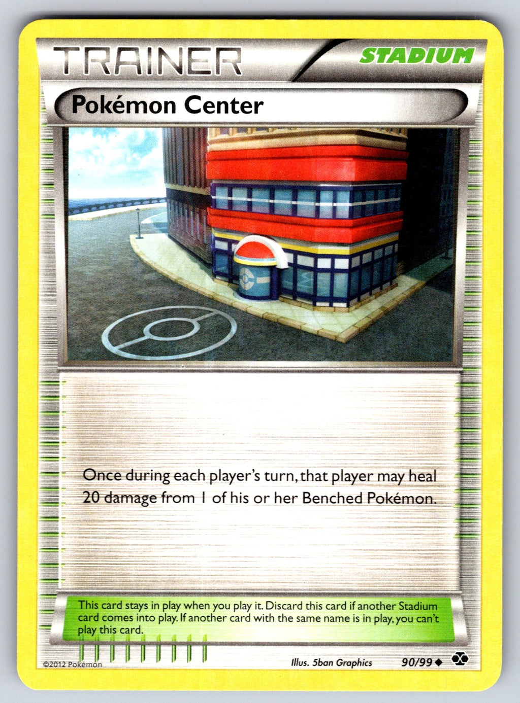 Pokemon Center Uncommon Next Destinies 90/99 LP 2012
