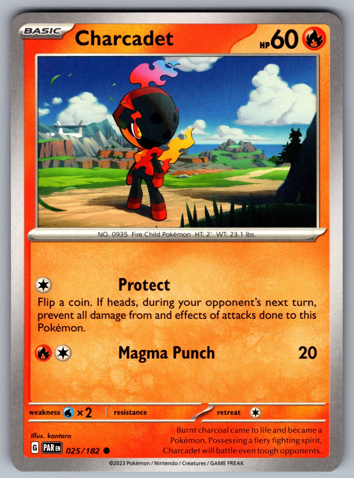 Charcadet Common SV04: Paradox Rift 025/182 NM 2023