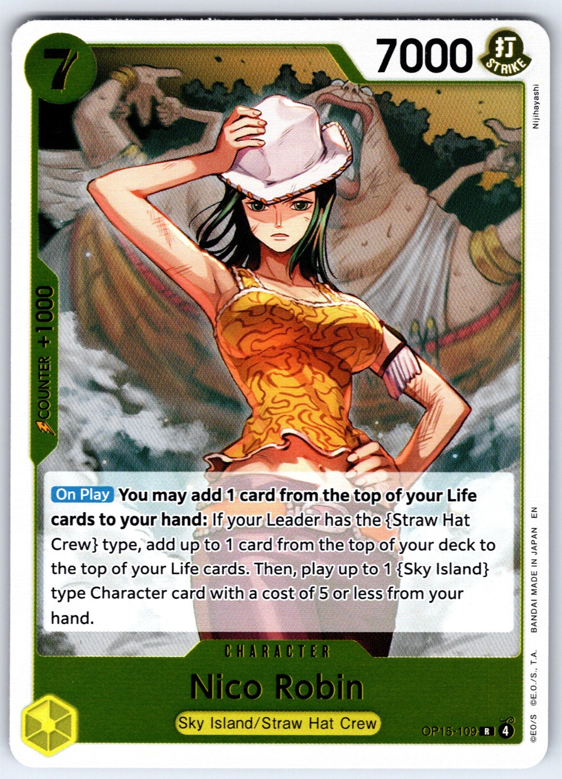 Nico Robin () Foil R Adventure on Kami's Island OP15-109 NM 2026