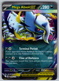 Mega Absol ex Holo Double Rare ME01: Mega Evolution 086/132 NM 2025