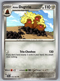 Alolan Dugtrio Uncommon SV08: Surging Sparks 123/191 NM 2024