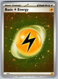 Basic Lightning Energy (Cosmos Holo) Holo Common SVE: Scarlet & Violet Energies 