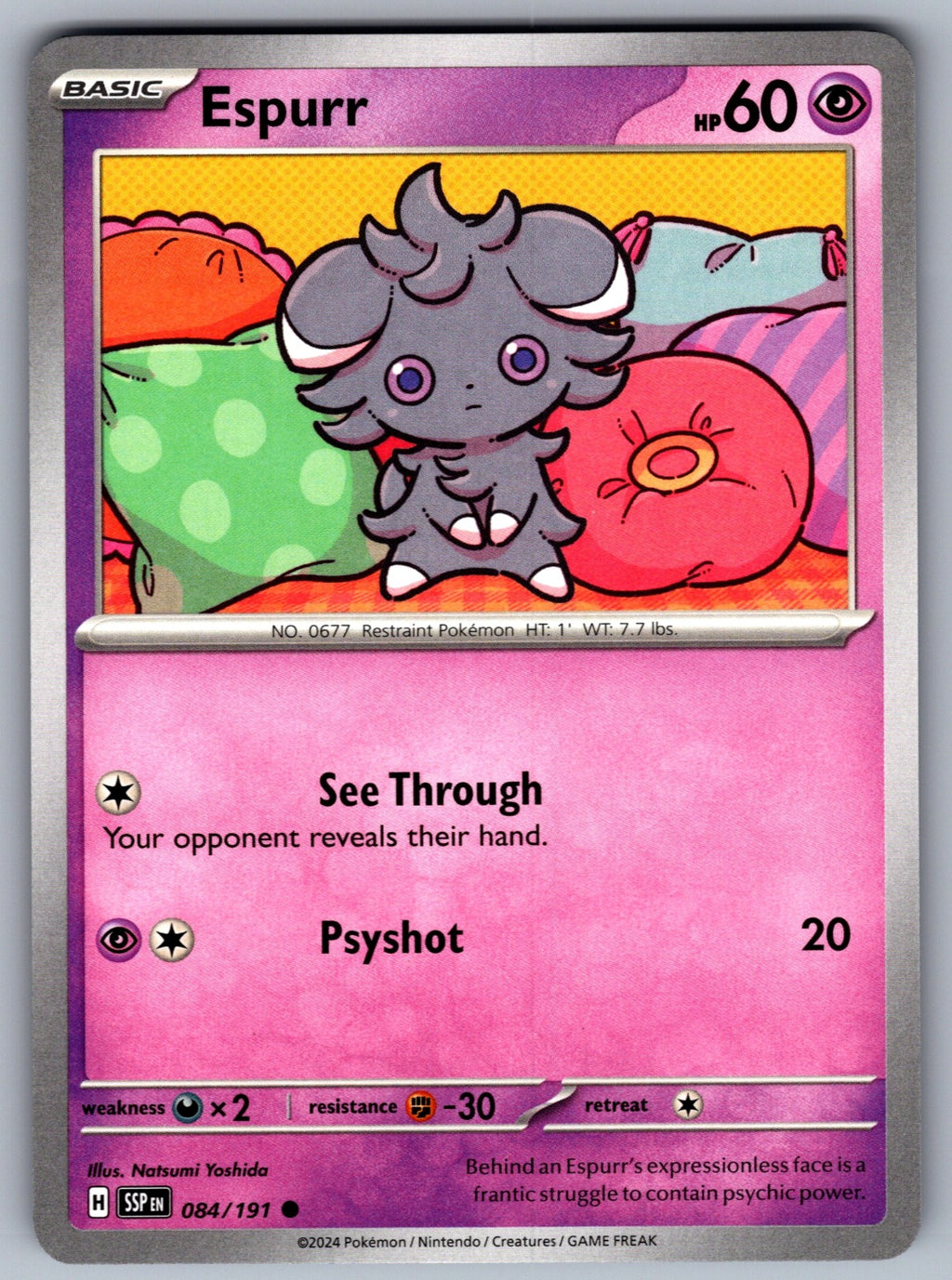 Espurr Common SV08: Surging Sparks 084/191 NM 2024