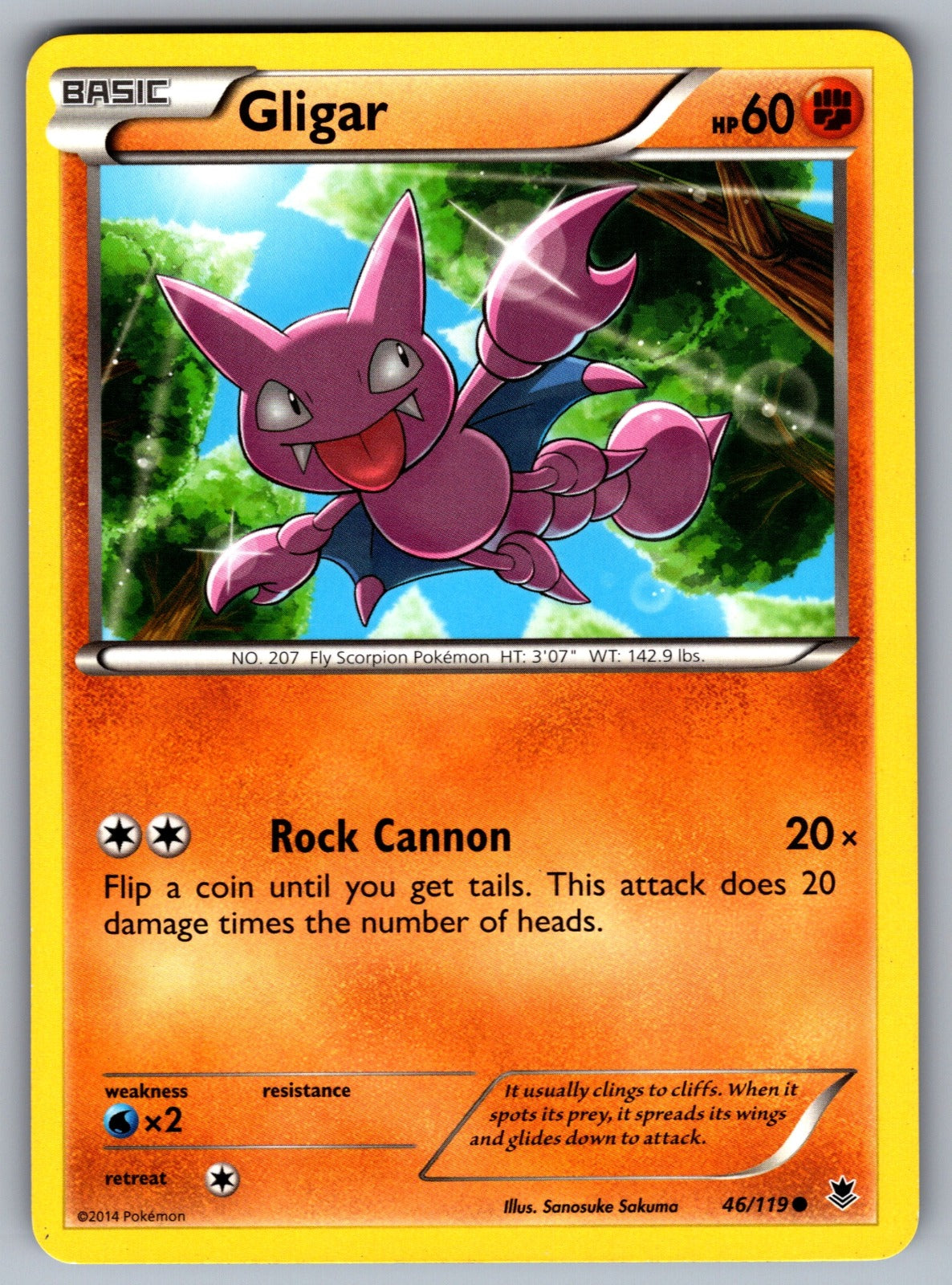 Gligar Common XY - Phantom Forces 46/119 LP 2014
