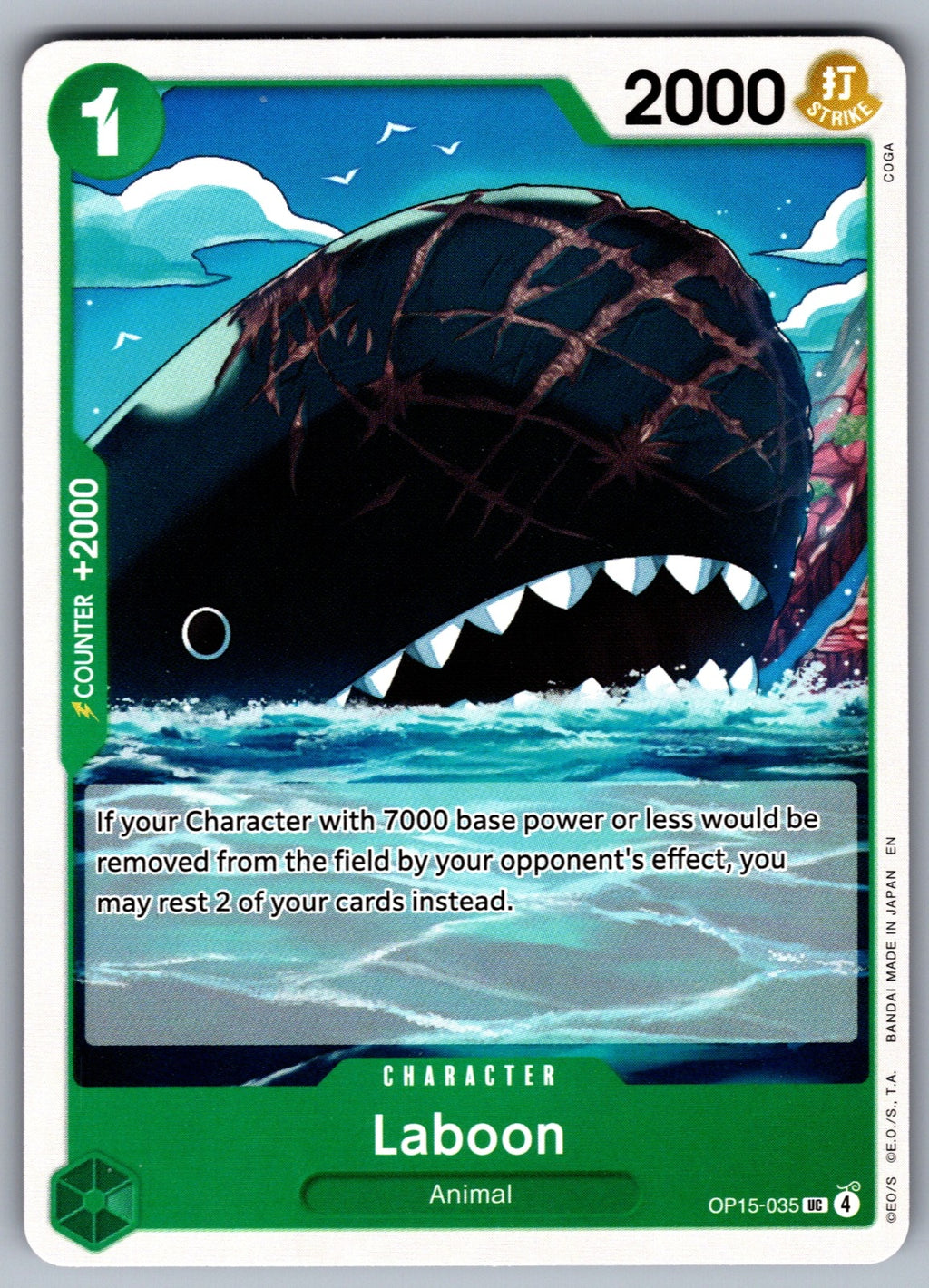 Laboon UC Adventure on Kami's Island OP15-035 NM 2026