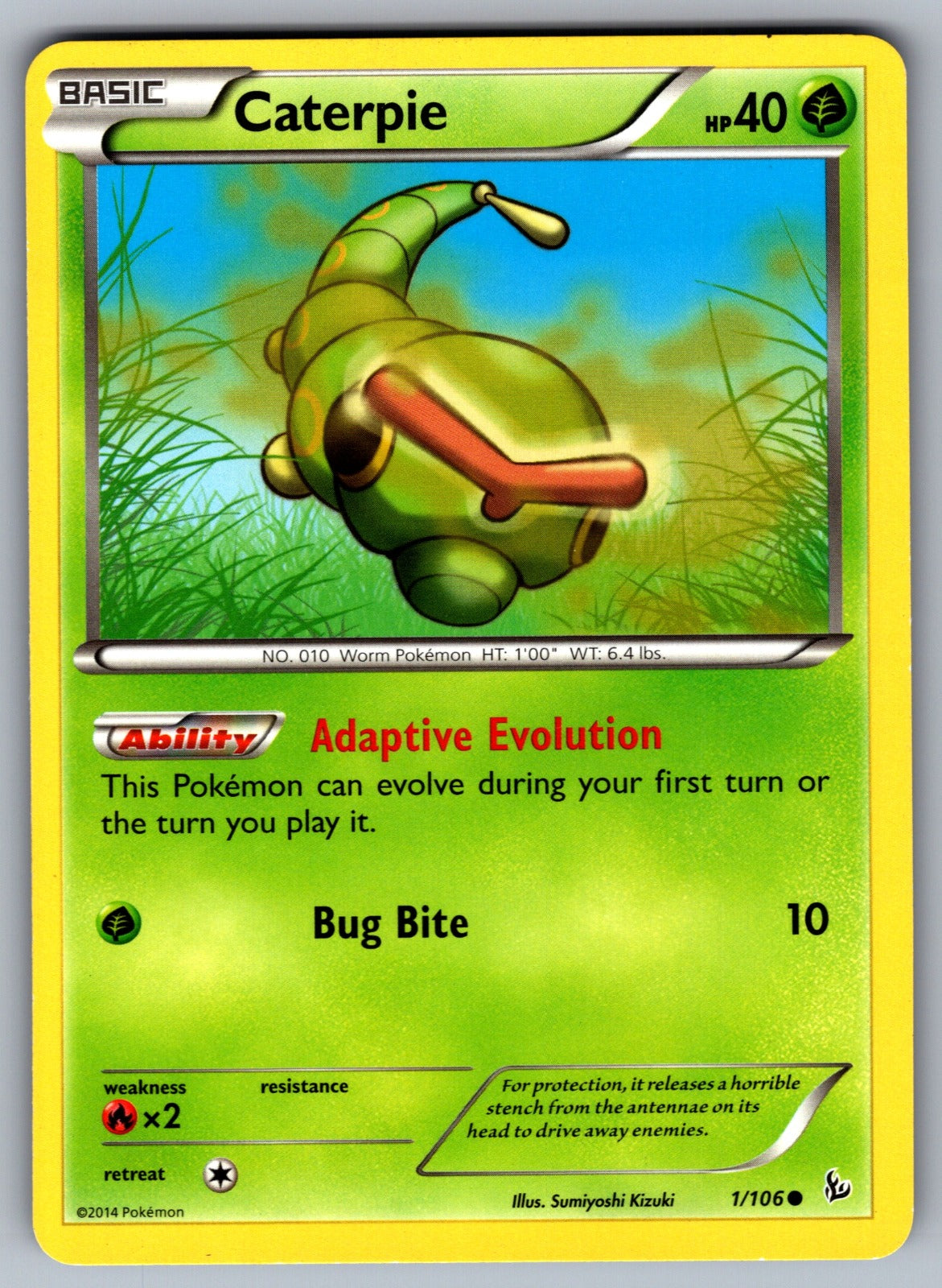 Caterpie Common SM - Unbroken Bonds 2/214 LP 2019