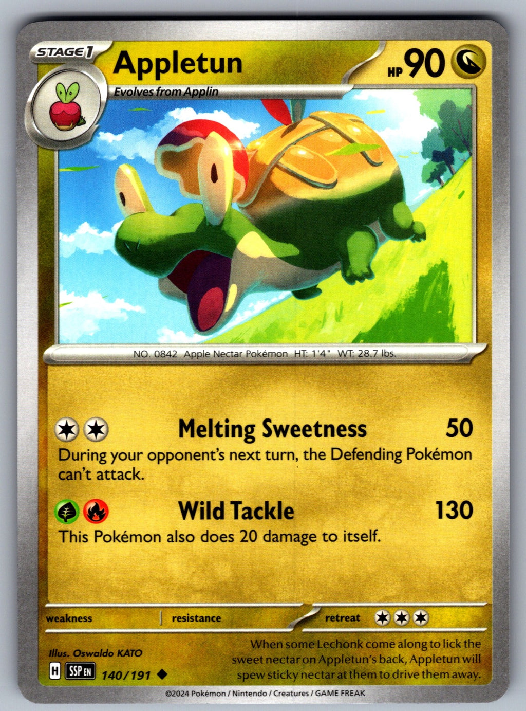 Appletun Uncommon SV08: Surging Sparks 140/191 NM 2024