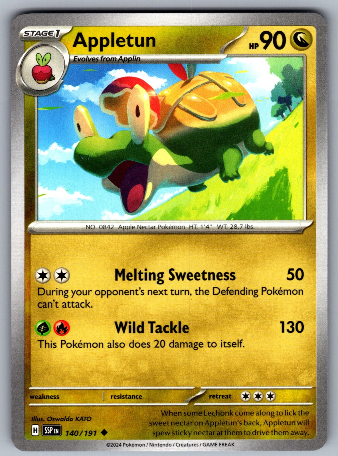 Appletun Uncommon SV08: Surging Sparks 140/191 NM 2024
