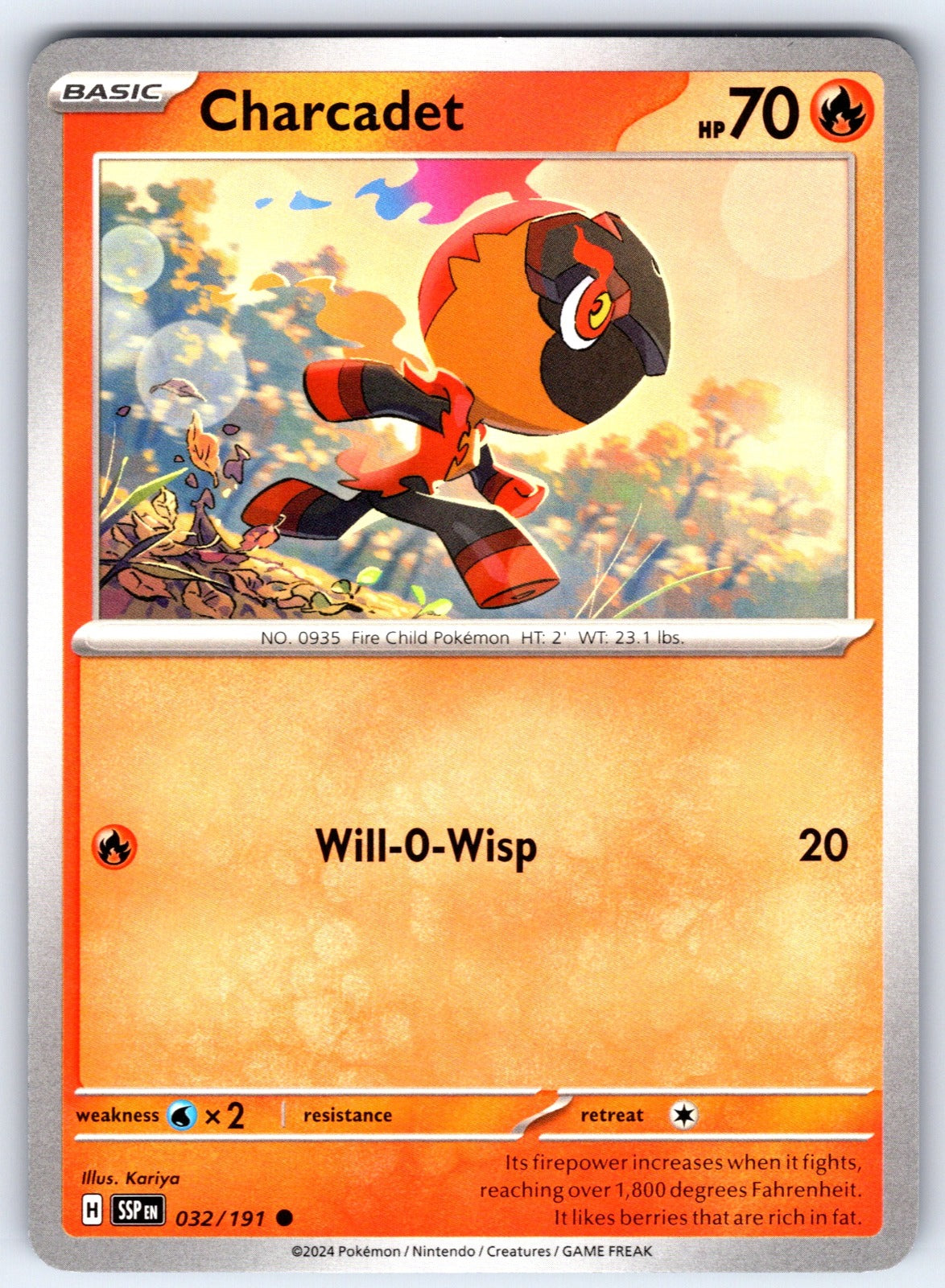 Charcadet Common SV08: Surging Sparks 032/191 NM 2024