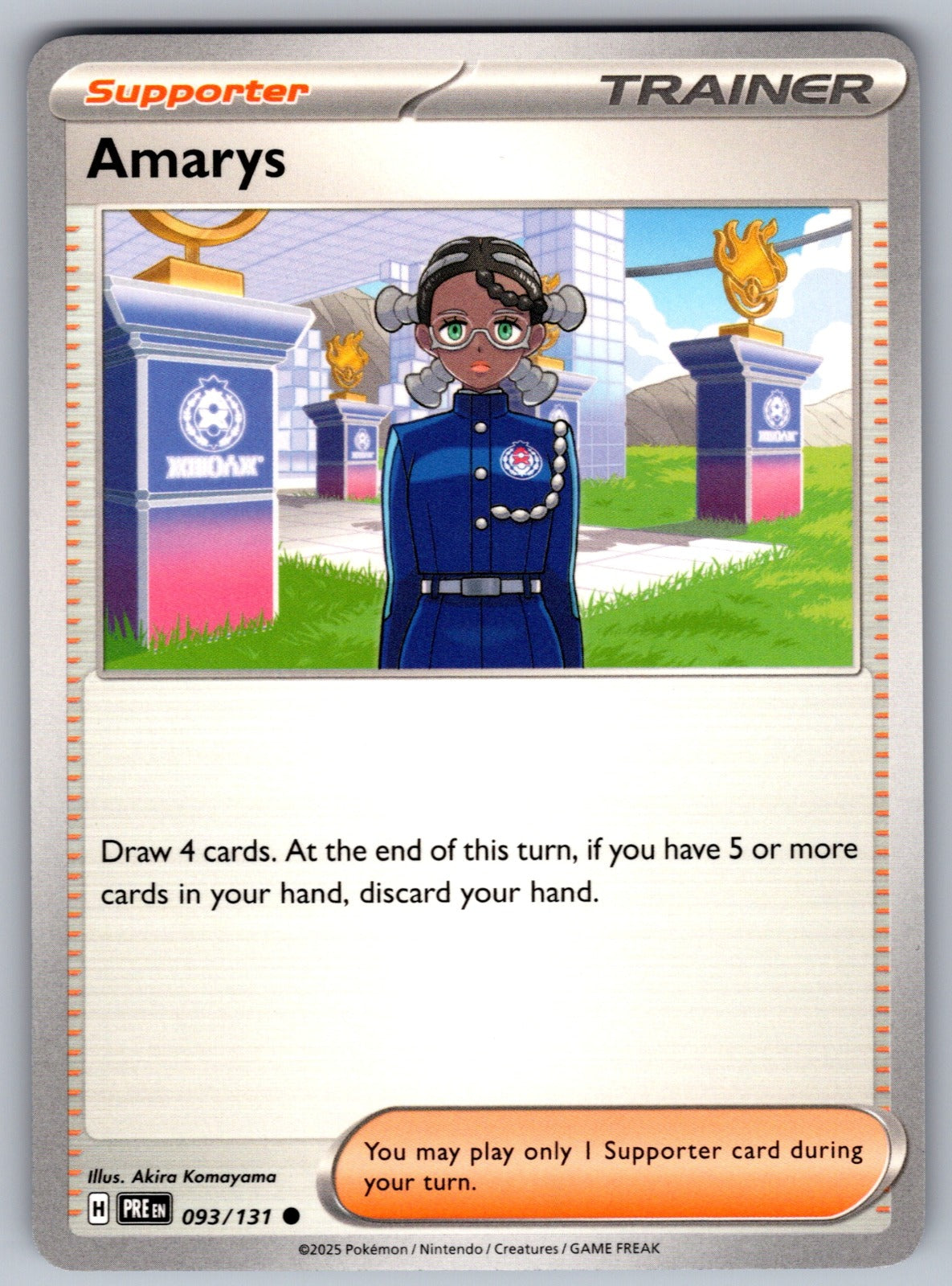 Amarys Common SV: Prismatic Evolutions 093/131 NM 2025