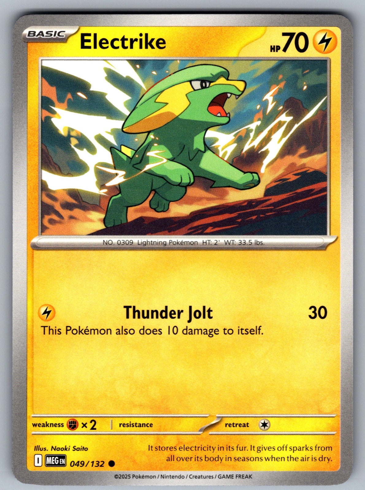 Electrike Common ME01: Mega Evolution 049/132 NM 2025