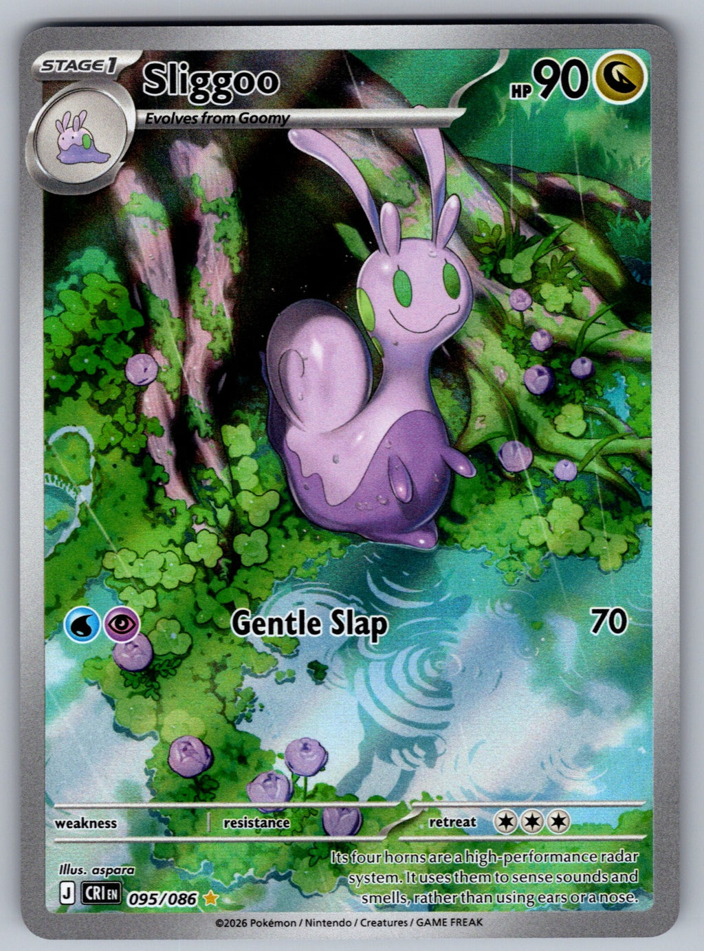 Sliggoo Holo Illustration Rare ME04: Chaos Rising 095/086 NM 2026