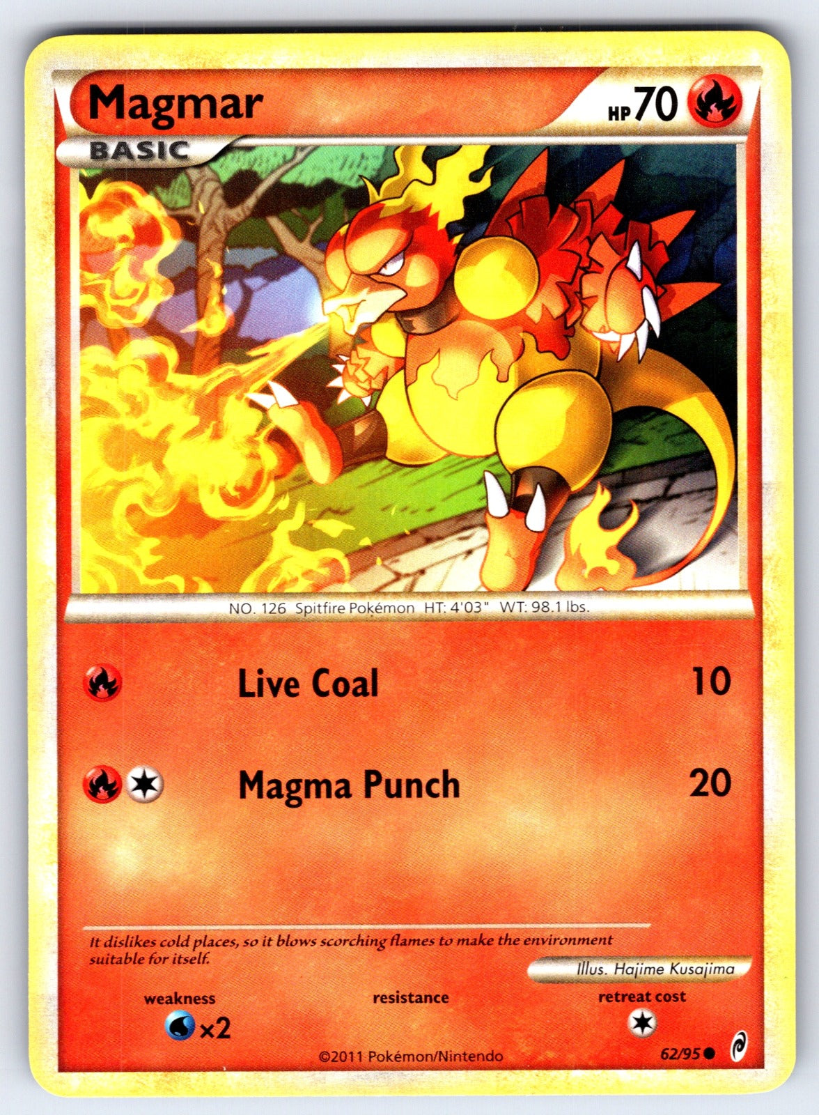 Magmar Common Call of Legends 62/95 LP 2011