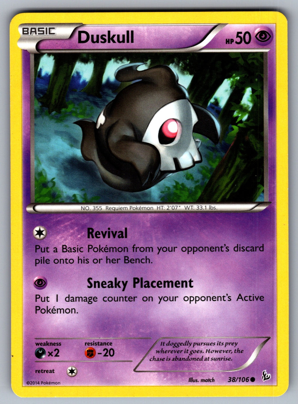 Duskull Common XY - Flashfire 38/106 LP 2014