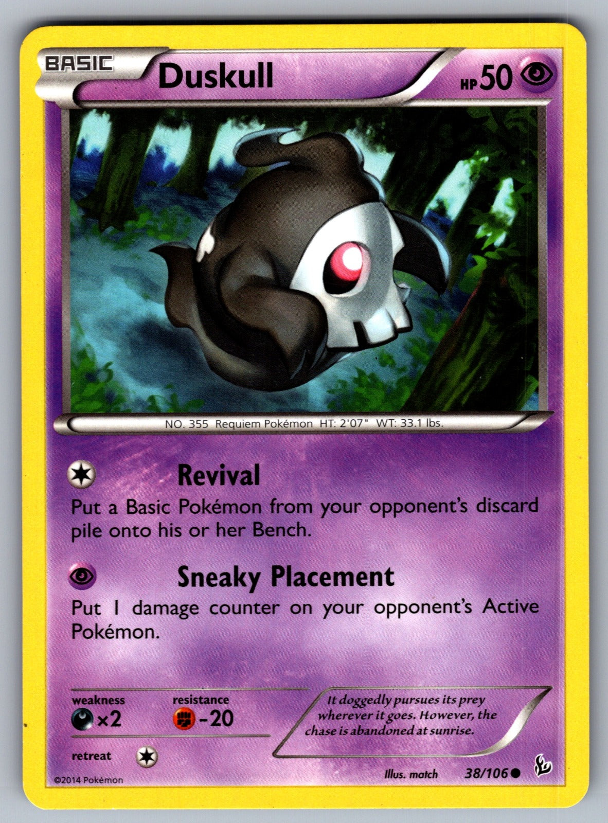 Duskull Common XY - Flashfire 38/106 LP 2014