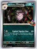 Team Rocket's Weezing Uncommon SV10: Destined Rivals 126/182 NM 2025