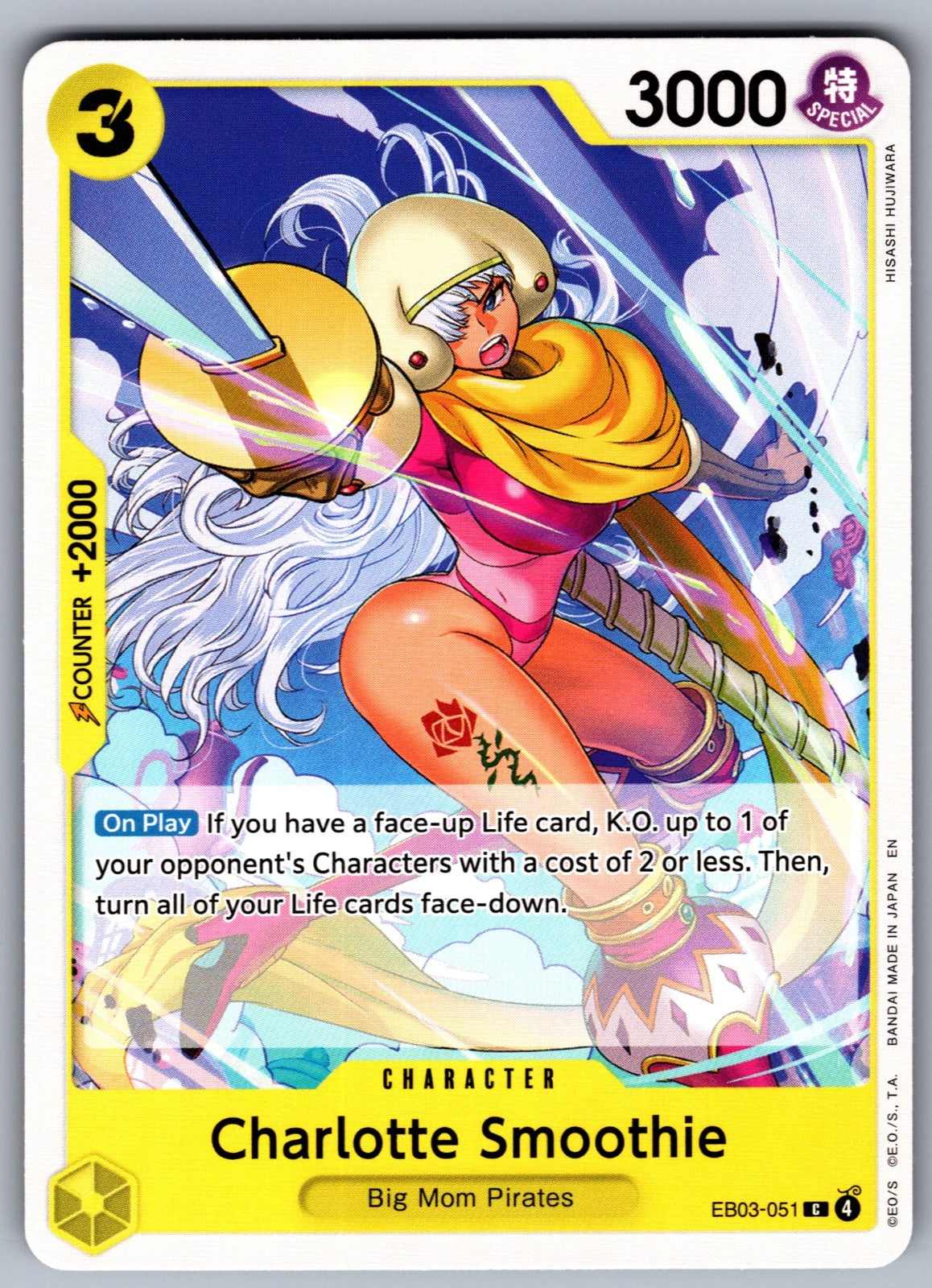 Charlotte Smoothie C Extra Booster: One Piece Heroines Edition EB03-051 NM 2026