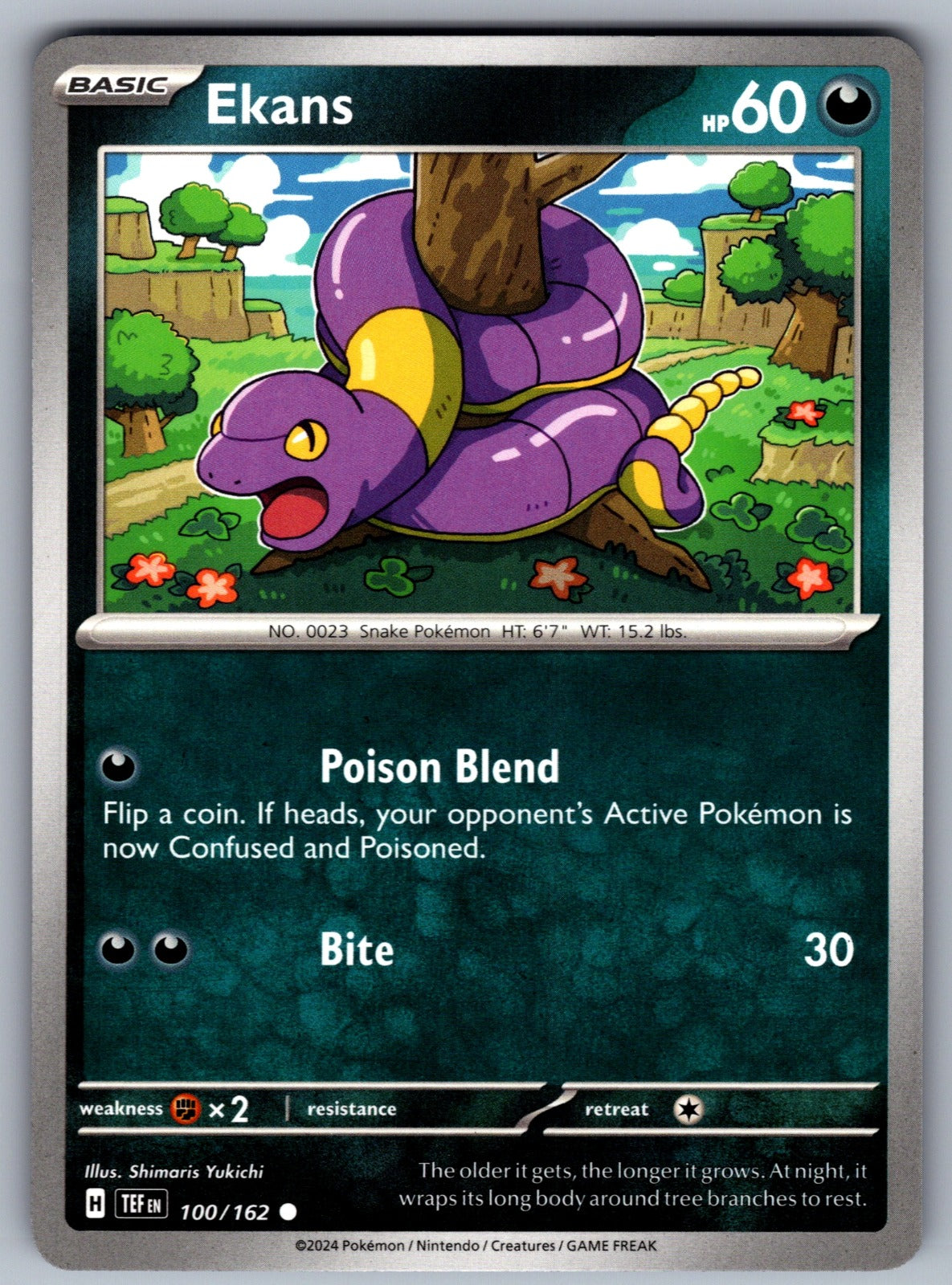 Ekans Common SV05: Temporal Forces 100/162 NM 2024